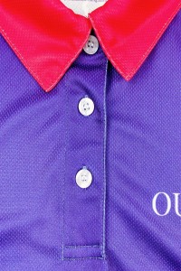 Design Contrasting Collar Men's Sublimation Polo Shirt Customized Full Fit Dye Sublimation Polo Shirt Dye Sublimation Garment Factory Long Sleeve Sublimation Polo Shirt Supplier  Australia outing activities  P1468 back view